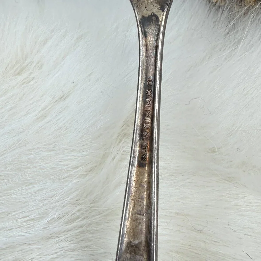 Oneida Community Wheat Stalk Silverware Fork Silver Plated